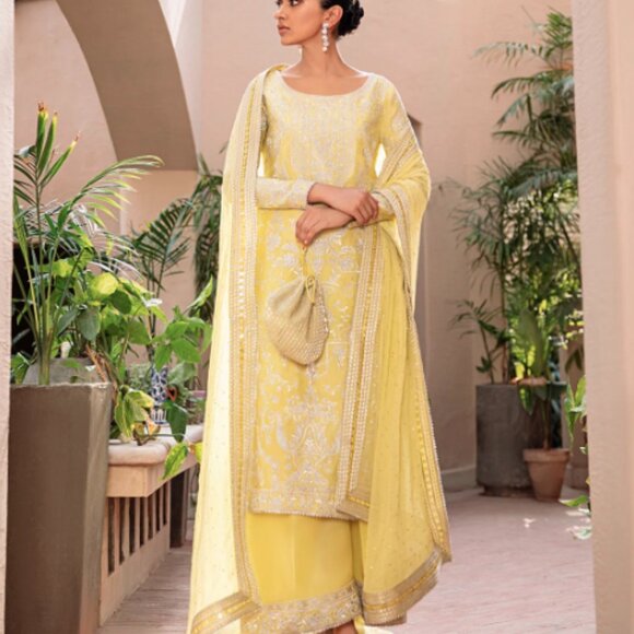 Faiza Saqlain “Ishmaal” Luxury Set • Size S • Pre-Loved Designer Pret - Picture 1 of 6